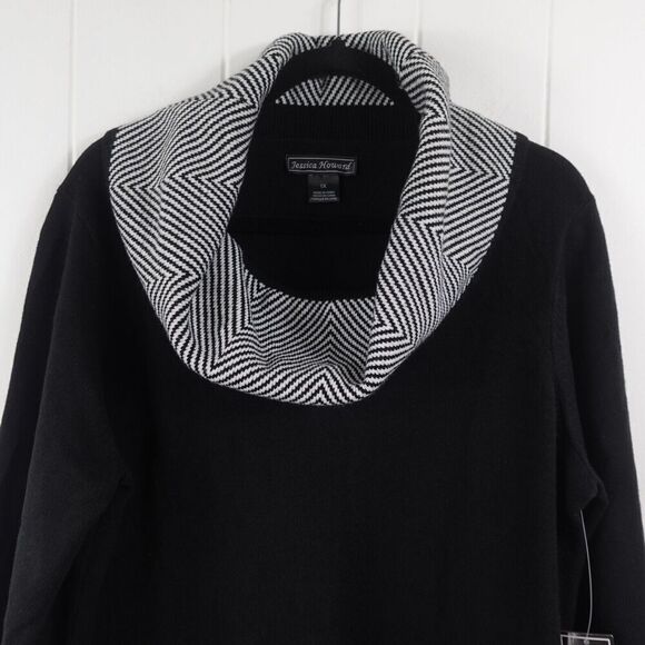 Jessica Howard Womens Cowl Neck Sweaterdress Plus Size 1X - Picture 5 of 12